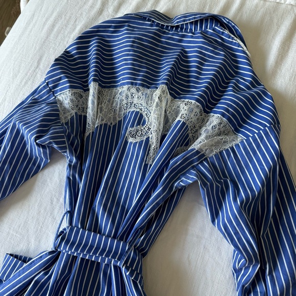 Zara pinstripe lace dress - Picture 3 of 4